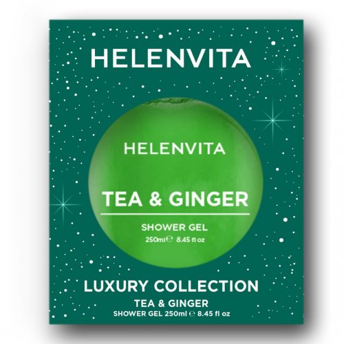 Helenvita Luxury Collection Tea & Ginger Shower Gel Αφρόλουτρο Καθημερινής Χρήσης, 250ml